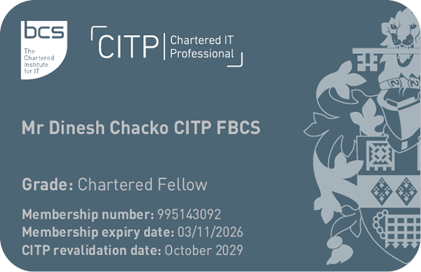 CITP Membership - Dinesh Chacko